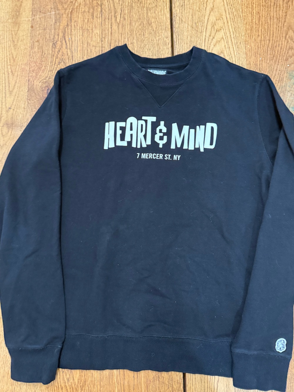 Billionaire Boys Club Black "Heart & Mind" Crewneck Sweatshirt
